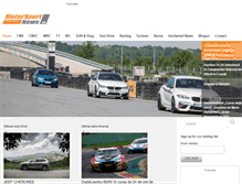 Tablet Screenshot of motorsportnews.ro